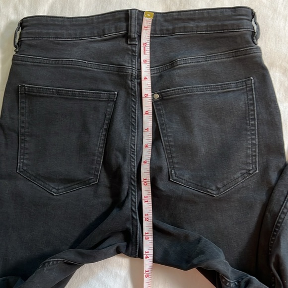 H&M LOGG Black Gray High Waisted Skinny Jeans Size 8 - Picture 13 of 14